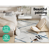 Artiss Rug 160x230cm Area Rug Washable Mat Large Carpet Soft Short Pile Jaca - Side View