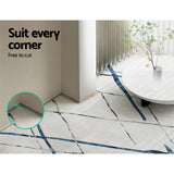 Artiss Rug 200x290cm Area Rug Washable Mat Large Carpet Soft Short Pile Jaca - 45-Degree Angle