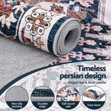 Artiss Floor Rug 200X290cm Large Washable Persian Area Rug Living Room Carpet - Top-Down View