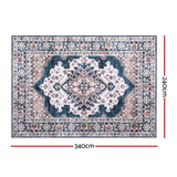 Artiss Floor Rug 240x340cm Large Washable Persian Area Rug Living Room Carpet - Front View