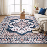 Artiss Floor Rug 240x340cm Large Washable Persian Area Rug Living Room Carpet - Close-Up Angle