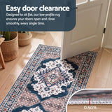 Artiss 60 x 300 cm Washable Runner Area Rug No Hard Glue Quilt-Like Soft for Home Decor, 0.5cm Ultra-Thin Pet Friendly Bohemian Medallion Bedroom Carpet