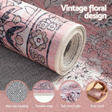 Artiss Floor Rug 240X340cm Large Washable Area Rug Vintage Living Room Carpet - 45-Degree Angle