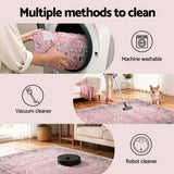 Artiss Floor Rug 240X340cm Large Washable Area Rug Vintage Living Room Carpet - Low Angle