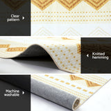 Artiss Rug 200x290cm Area Rug Washable Mat Large Carpet Soft Short Pile Ella - Rear View