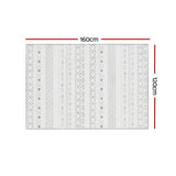 Artiss Rug 120x160cm Area Rug Washable Mat Large Carpet Soft Short Pile Una - Front View