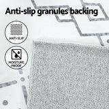 Artiss Rug 120x160cm Area Rug Washable Mat Large Carpet Soft Short Pile Una - 45-Degree Angle