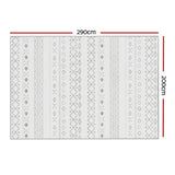Artiss Rug 200x290cm Area Rug Washable Mat Large Carpet Soft Short Pile Una