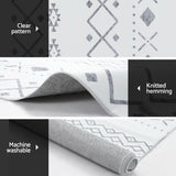 Artiss Rug 200x290cm Area Rug Washable Mat Large Carpet Soft Short Pile Una - Rear View