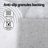 Artiss Rug 160x230cm Area Rug Washable Mat Large Carpet Faux Rabbit Fur Cyril