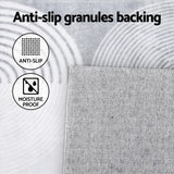 Artiss Rug 160x230cm Area Rug Washable Mat Large Carpet Faux Rabbit Fur Cyril - 45-Degree Angle