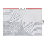 Artiss Rug 200x290cm Area Rug Washable Mat Large Carpet Faux Rabbit Fur Cyril - Front View