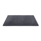 Artiss Floor Rug 140x200cm Plush Area Shaggy Rug Living Room Bedroom Carpet Grey - Side View