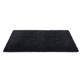 Artiss Floor Rug 160x230cm Plush Area Shaggy Rug Living Room Bedroom Carpet Black - Side View