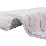 Artiss Rug 200x290cm Area Rug Washable Mat Large Carpet Microfiber Ripple - Side View