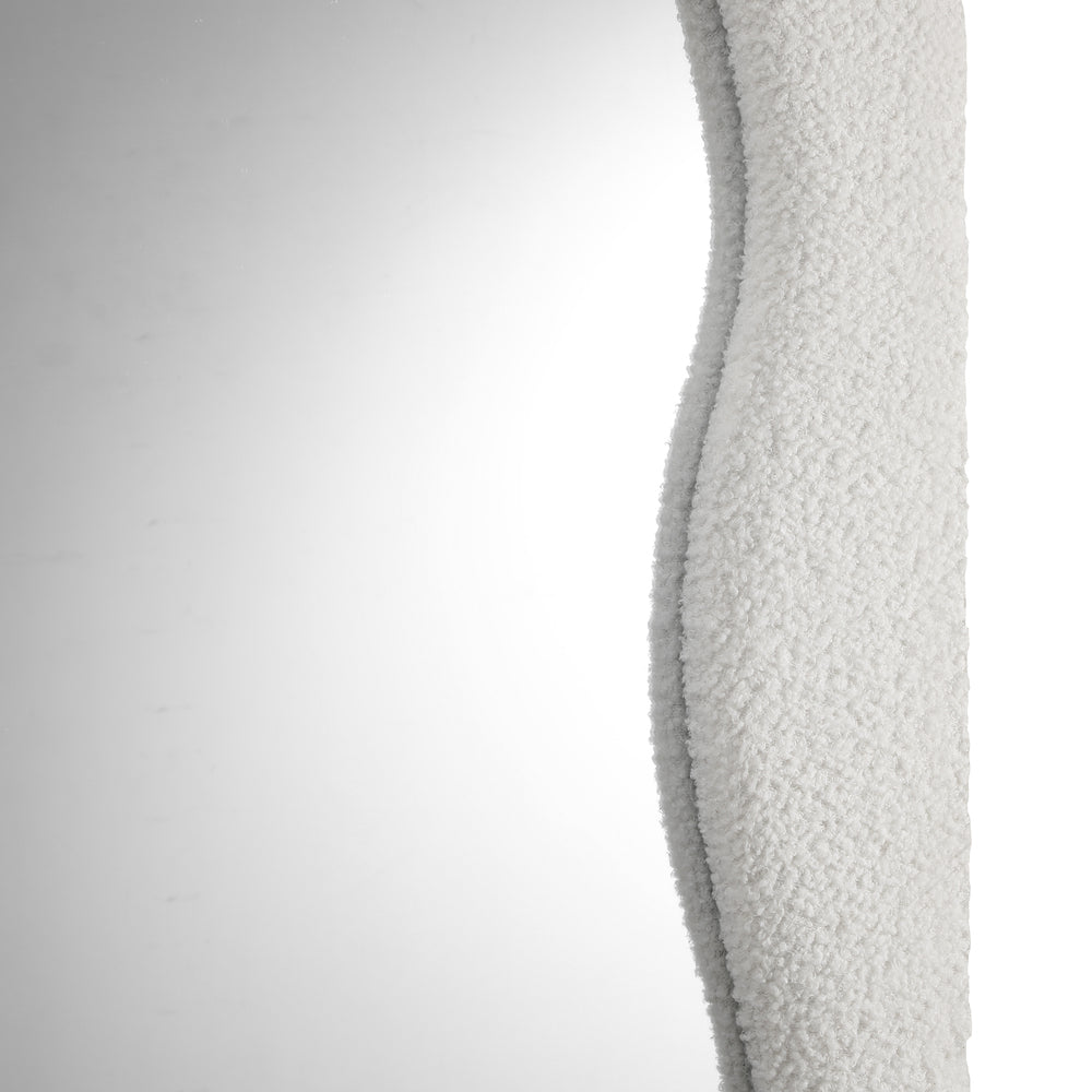 Oikiture Full Length Mirror Boucle Floor Mirrors 160cm
