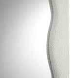 Oikiture Full Length Mirror Boucle Floor Mirrors 160cm - Close-Up Angle