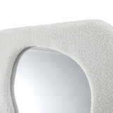 Oikiture Full Length Mirror 160x60cm Boucle Floor Mirrors - Rear View