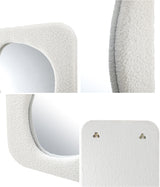 Oikiture Full Length Mirror 160x60cm Boucle Floor Mirrors - Extra Image