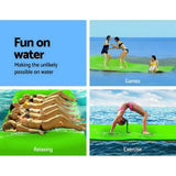 Weisshorn Floating Water Mat 2.7x1.8m Foam Pad Swimming Pool Island Platform - Side View