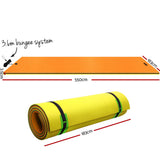 Weisshorn Floating Water Mat 5.5x1.8m Foam Pad Swimming Pool Island Platform - Front View