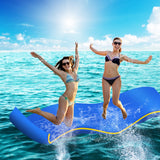 Weisshorn Blue Foam Floating Water Mat - 55x180cm Swimming Pool Platform - Close-Up Angle