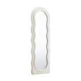 Oikiture Full Length Mirror 160cm Boucle Frame Floor Mirror