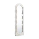 Oikiture Full Length Mirror 160cm Boucle Frame Floor Mirror
