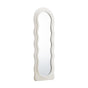 Oikiture Full Length Mirror 160cm Boucle Frame Floor Mirror