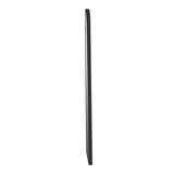 Oikiture Wooden Full Length Mirror 166x60cm Arched Floor Mirror Black - Close-Up Angle