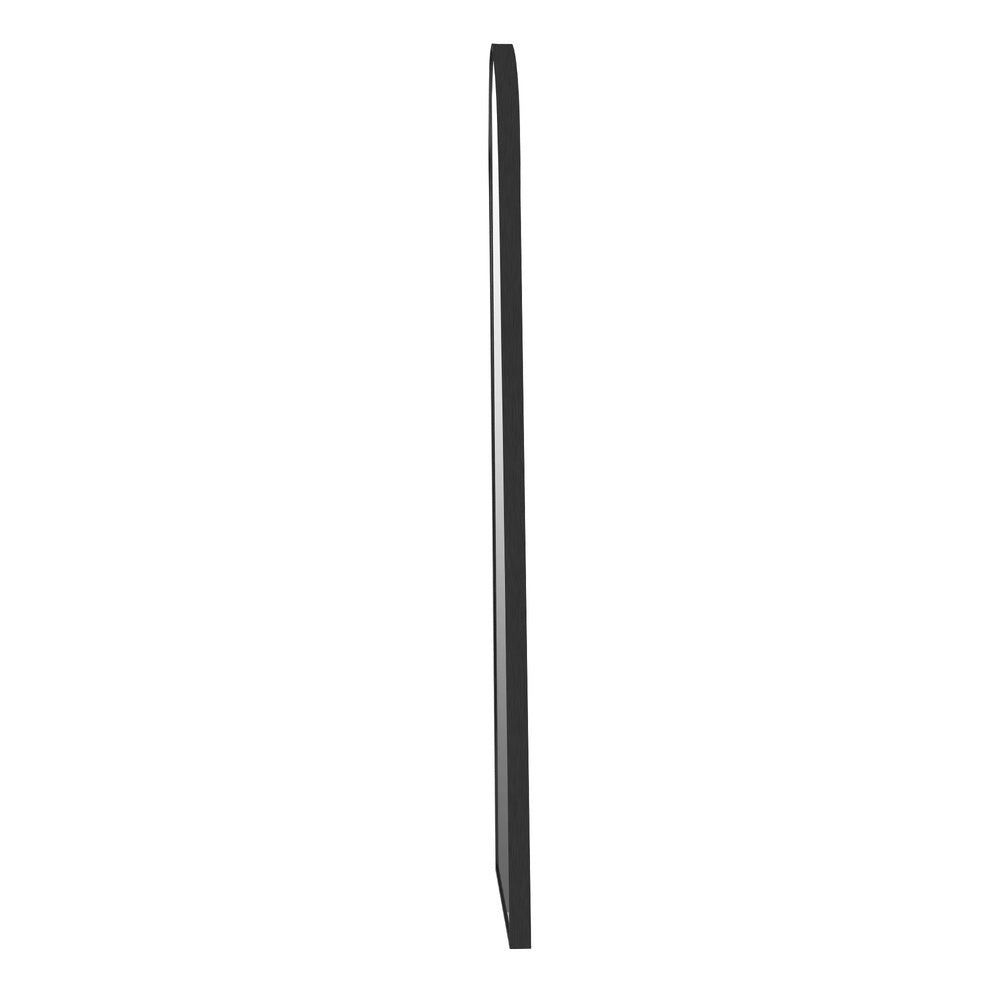 Oikiture Wooden Full Length Mirror 180x70cm Arched Floor Mirrors Black