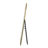 Oikiture Full Length Mirror Arched Free Standing Gold 166x60cm - Extra Image