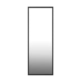 Oikiture Wooden Full Length Mirror Rectangle 166x60cm Black