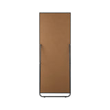 Oikiture Wooden Full Length Mirror Rectangle 166x60cm Black