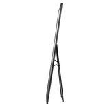 Oikiture 166x60cm Full Length Mirror Dressing Floor Mirrors Black - Front View