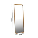 Oikiture Full Length Mirror Rectangle Wooden 166cm x 60cm, image 3