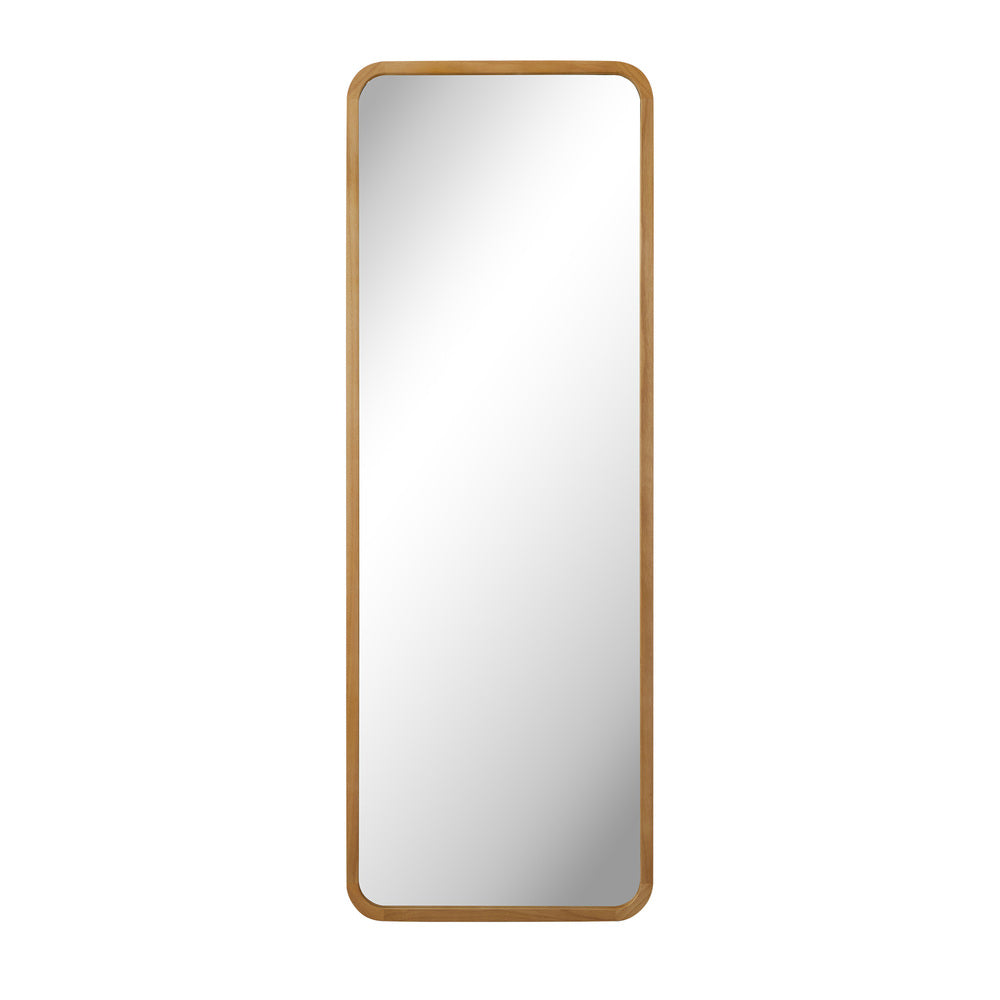 Oikiture Wooden Full Length Mirror 180x70cm Rectangle Floor Mirrors