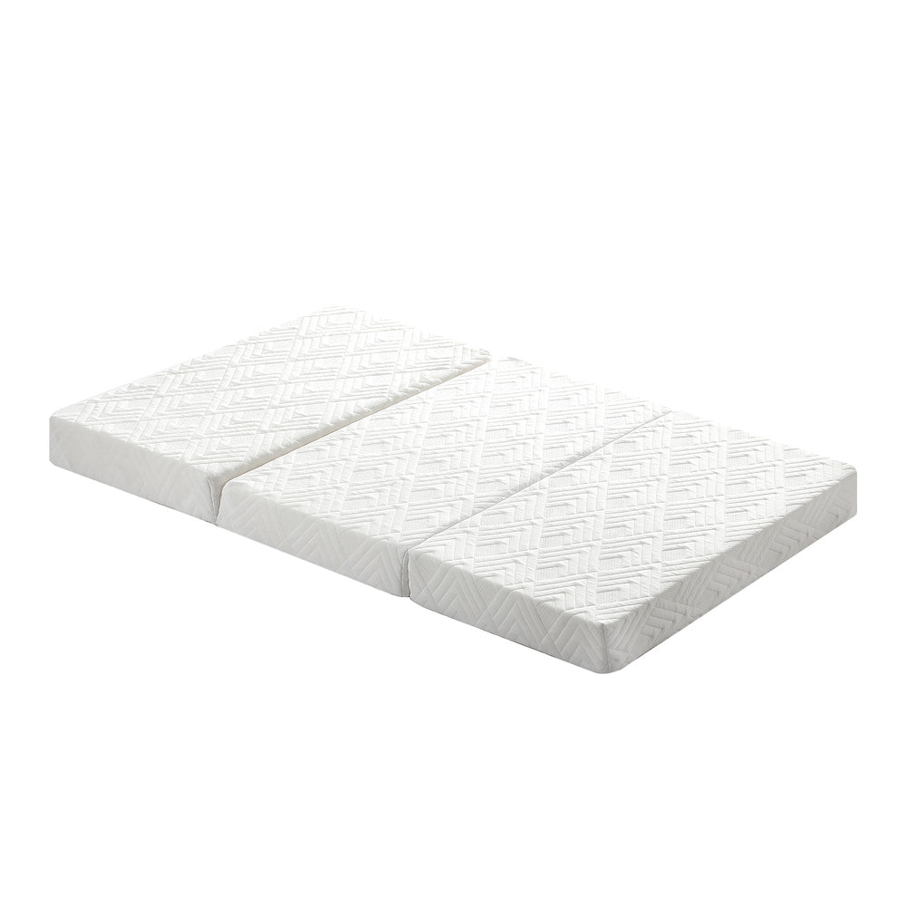 Bedra Folding Mattress 3-Fold Foldable Foam White