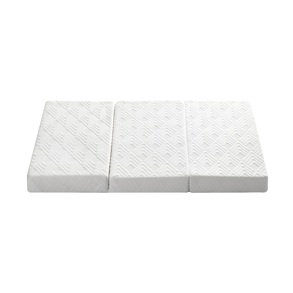Bedra Folding Mattress 3-Fold Foldable Foam White