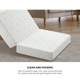Bedra Folding Mattress 3-Fold Foldable Foam White