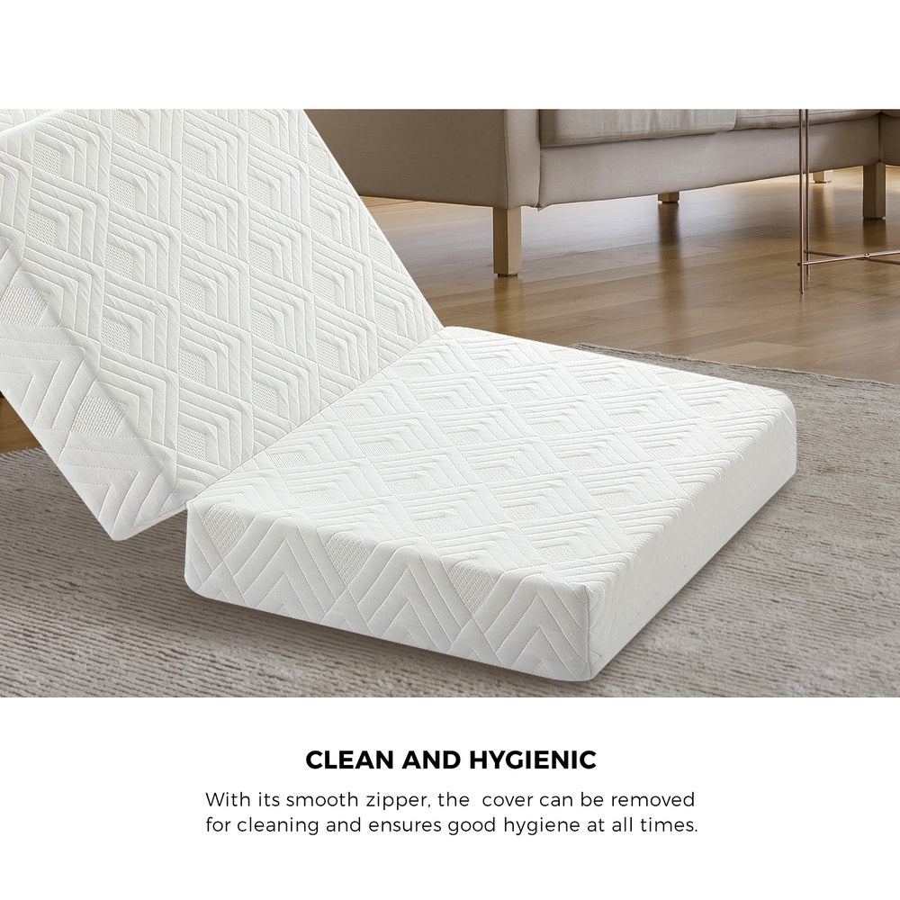 Bedra Folding Mattress 3-Fold Foldable Foam White