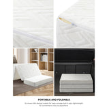Bedra Folding Mattress 3-Fold Foldable Foam White - Extra Image