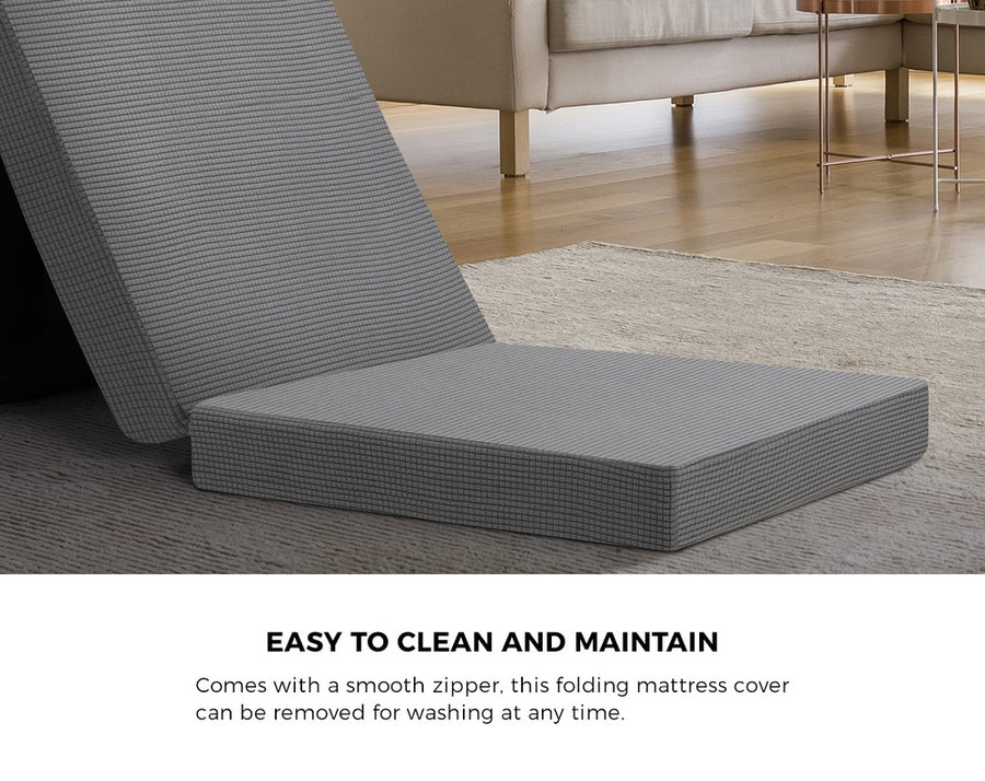 Bedra Folding Mattress Single Size Trifold Cushion Mat, image 8