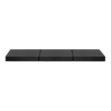 Bedra Folding Mattress Portable Single Sofa Foam Bed Grey - Top-Down View