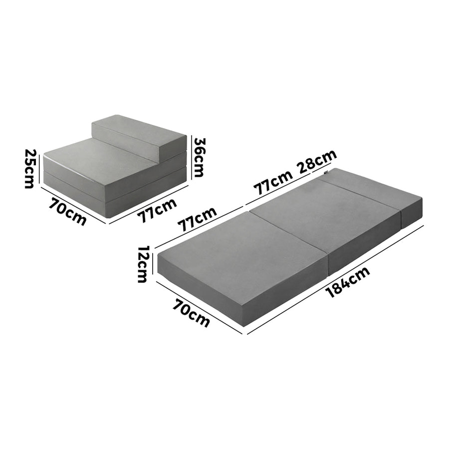 Bedra Folding Foam Mattress Single Portable Camping Floor Mat, Portable