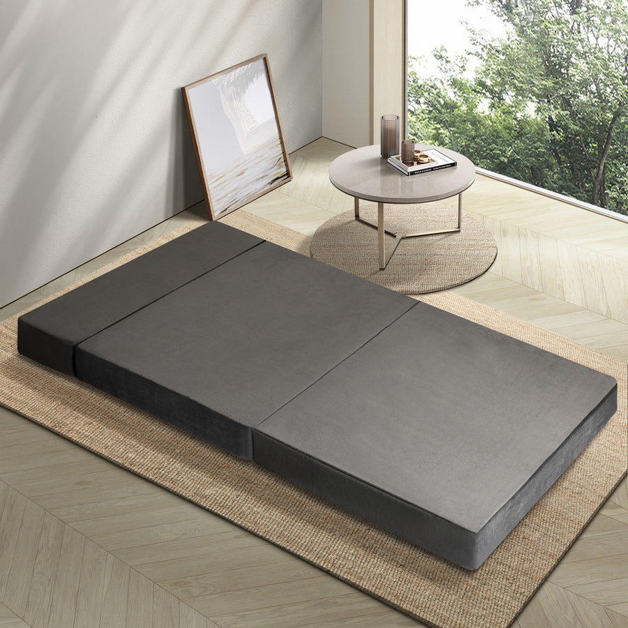 Bedra Folding Mattress Trifold Sleeping Cushion Mat Double, Foldable