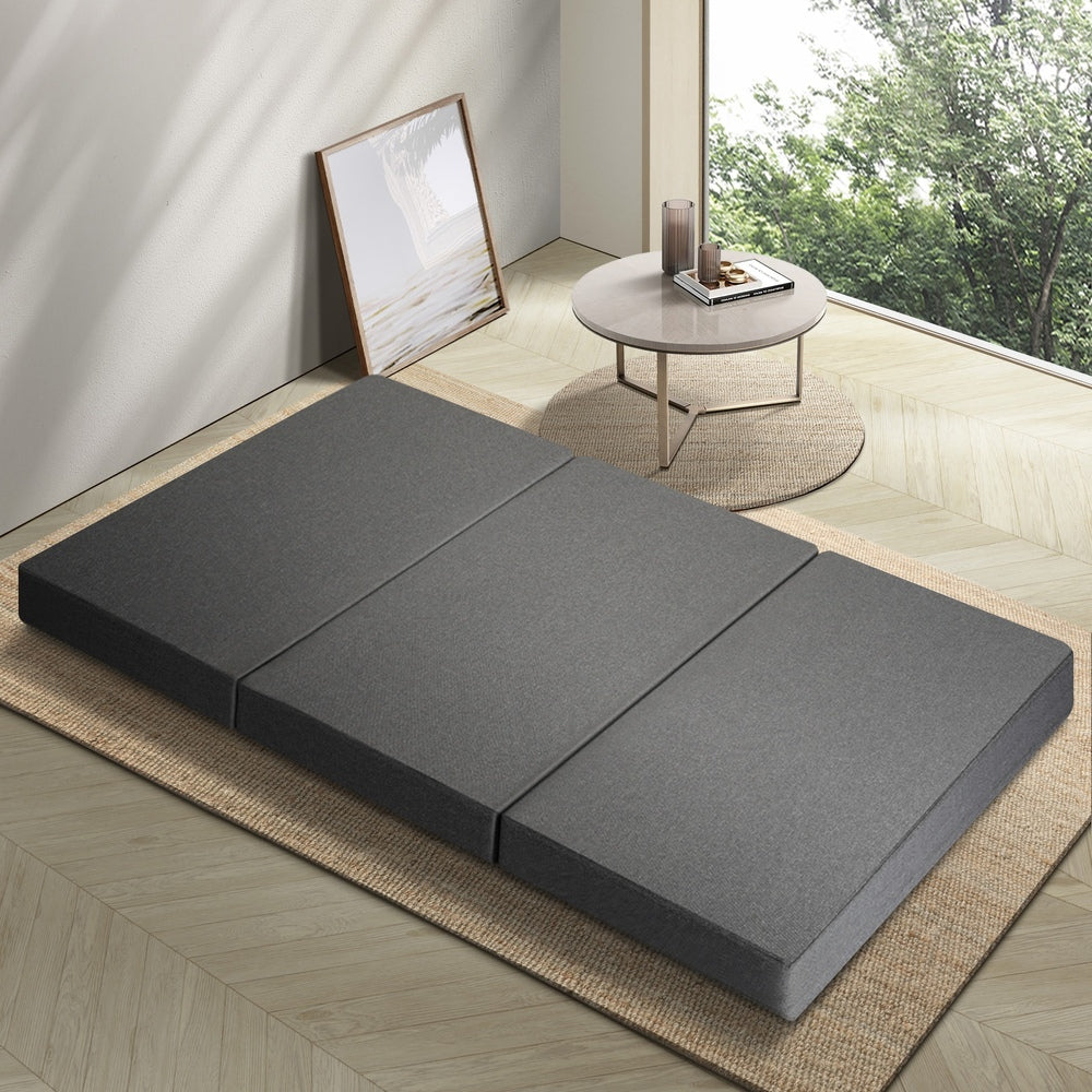 Bedra Foldable Mattress Trifold Cushion Mat Breathable Double