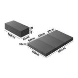 Bedra Foldable Mattress Trifold Cushion Mat Breathable Double - Extra Image