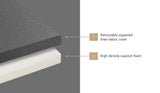 Bedra Foldable Mattress Trifold Cushion Mat Breathable Double