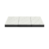 Bedra Folding Foam Mattress Trifold Cushion Double - Top-Down View